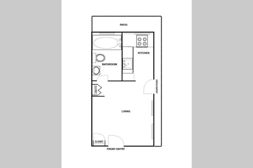 Rittenhouse Studio Apartment With Patio By Act Philadelphia Exterior photo